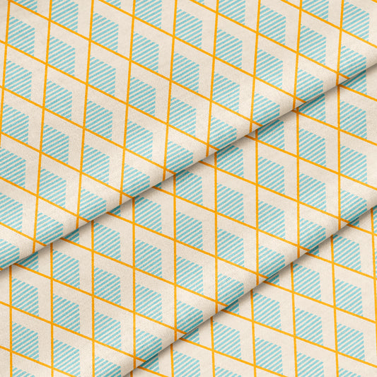 Geometric Argyle Fabric by the Yard