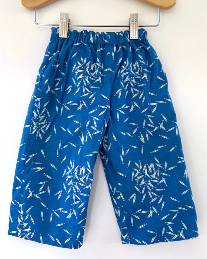 flannel reversible pants in minnow and plaid