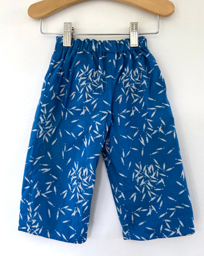 flannel reversible pants in minnow and plaid