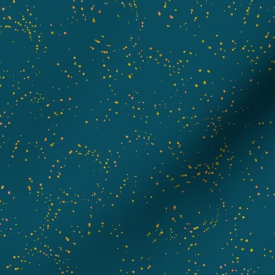 Speckle Spatter Dark Teal Blue