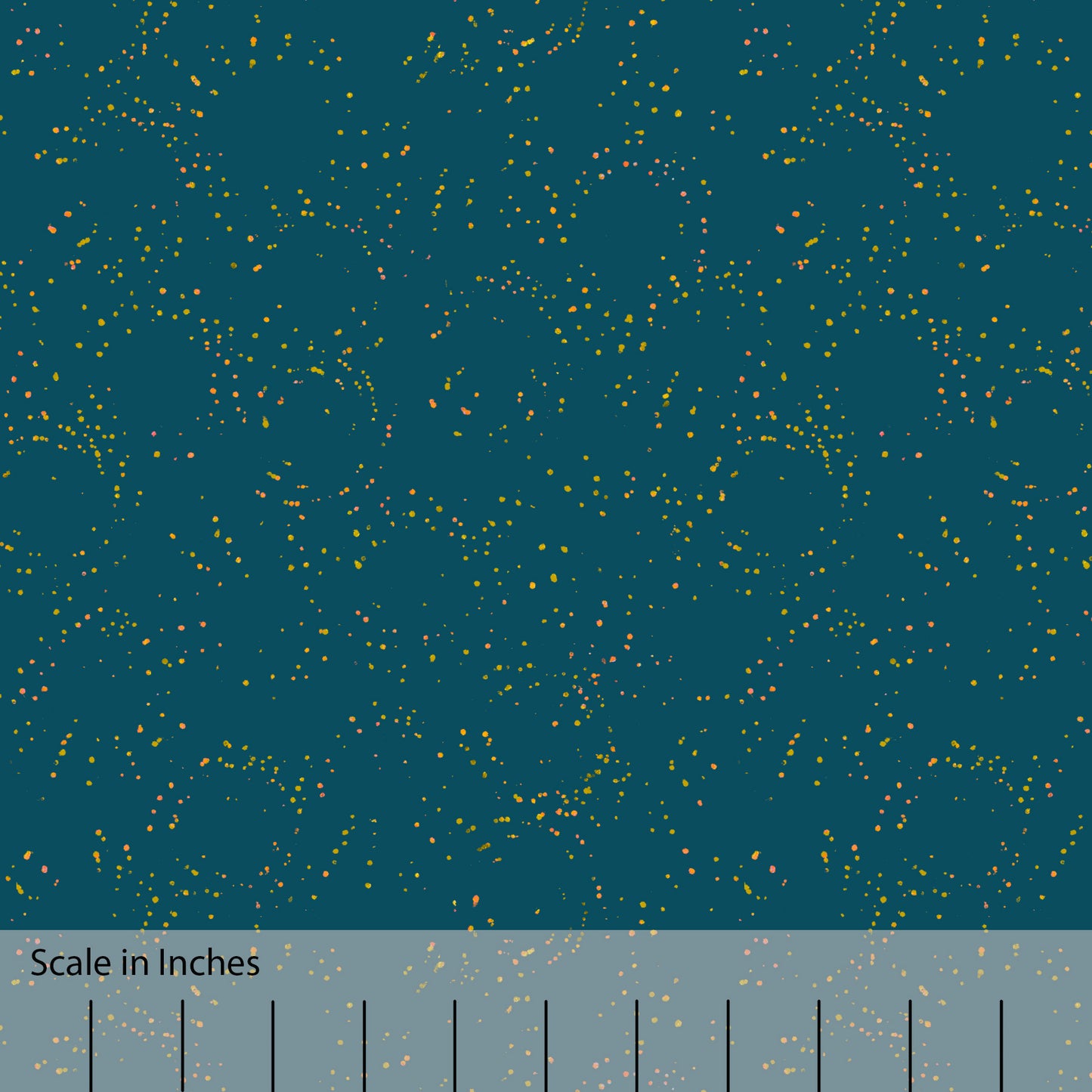 Speckle Spatter Dark Teal Blue