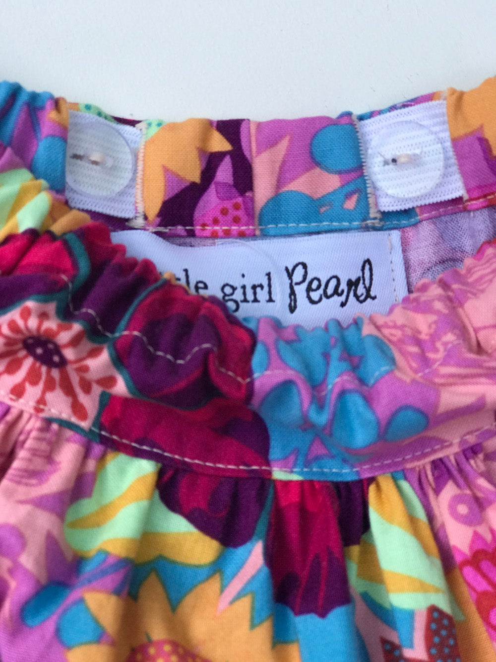 favorite twirl skirt in pink centerpiece - little girl Pearl