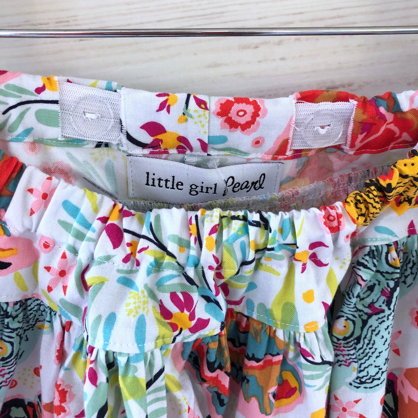 favorite twirl skirt in ivory moth - little girl Pearl