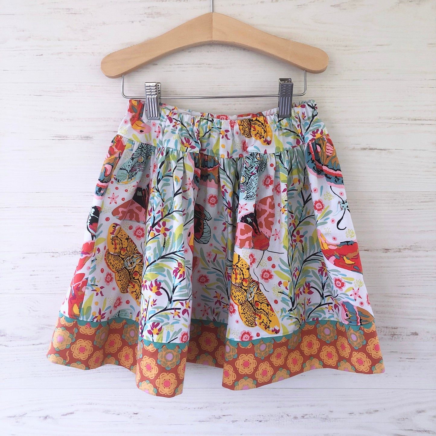 favorite twirl skirt in ivory moth - little girl Pearl