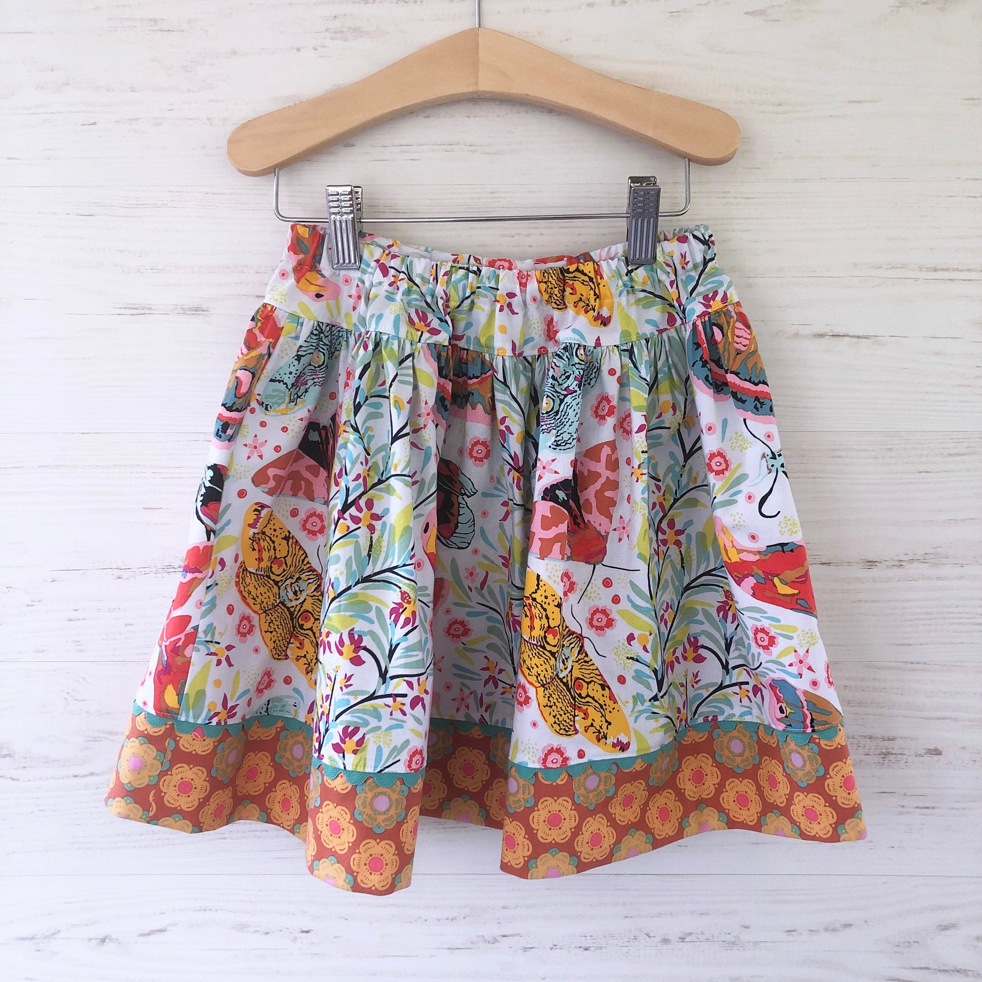 favorite twirl skirt in ivory moth - little girl Pearl