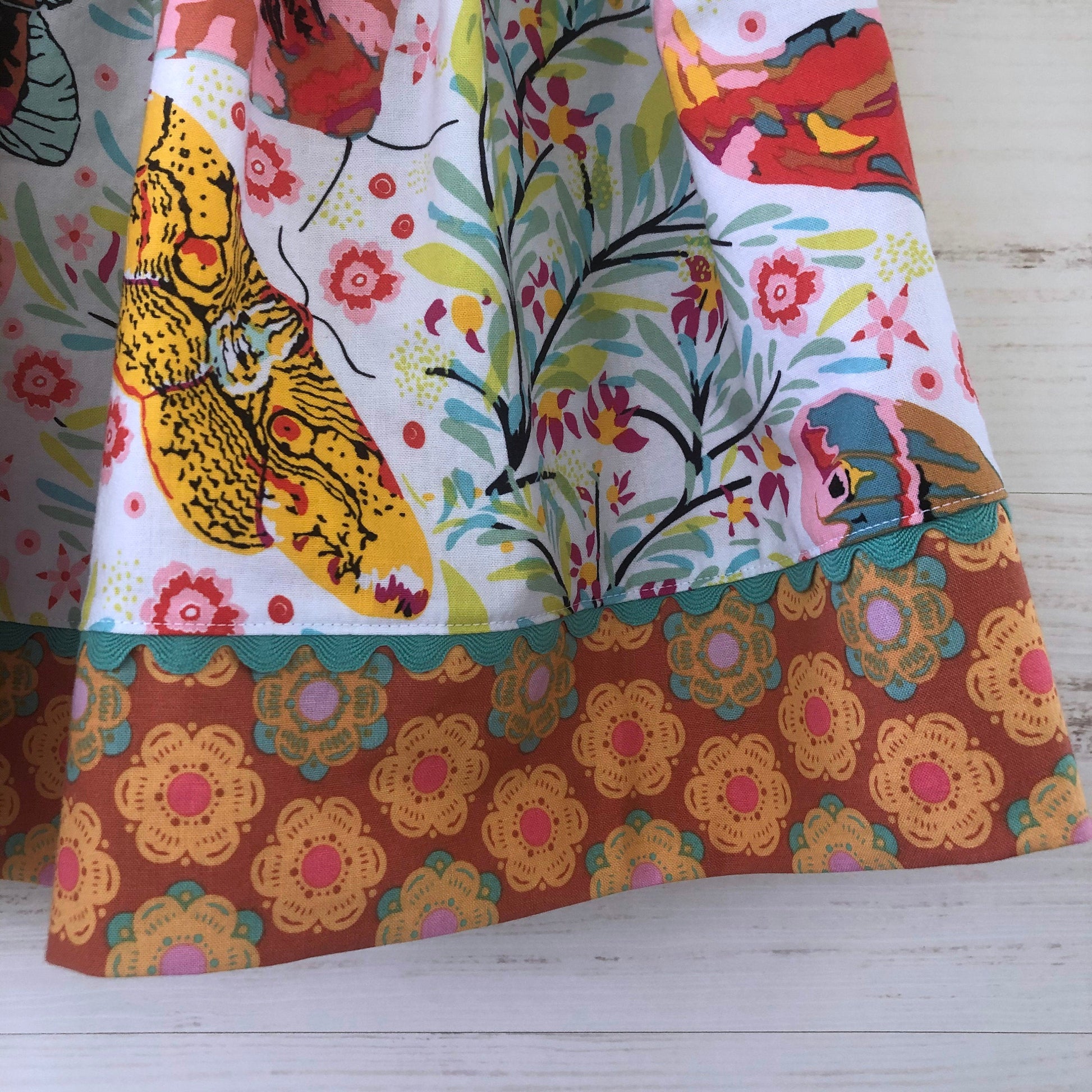 favorite twirl skirt in ivory moth - little girl Pearl