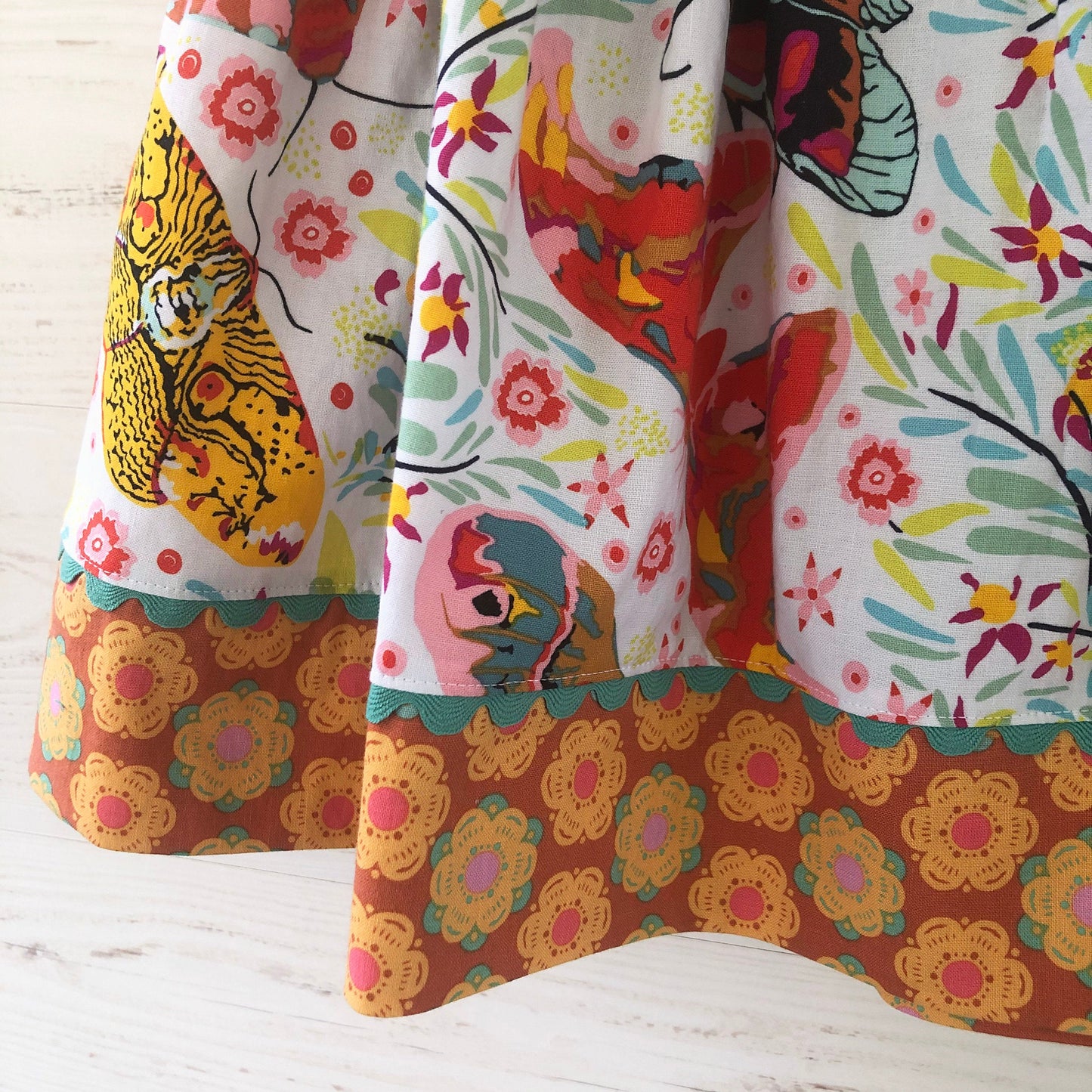 favorite twirl skirt in ivory moth - little girl Pearl