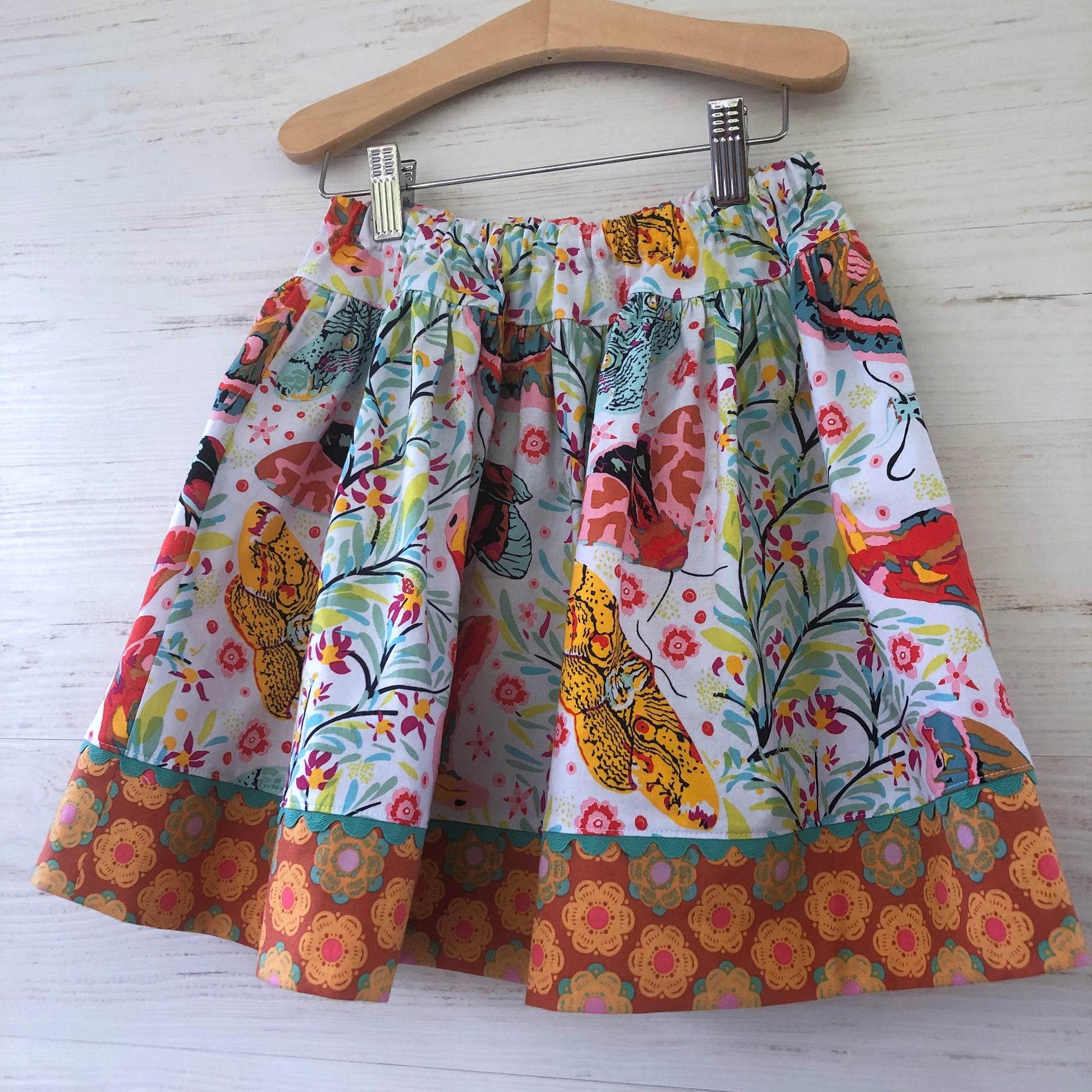 favorite twirl skirt in ivory moth - little girl Pearl