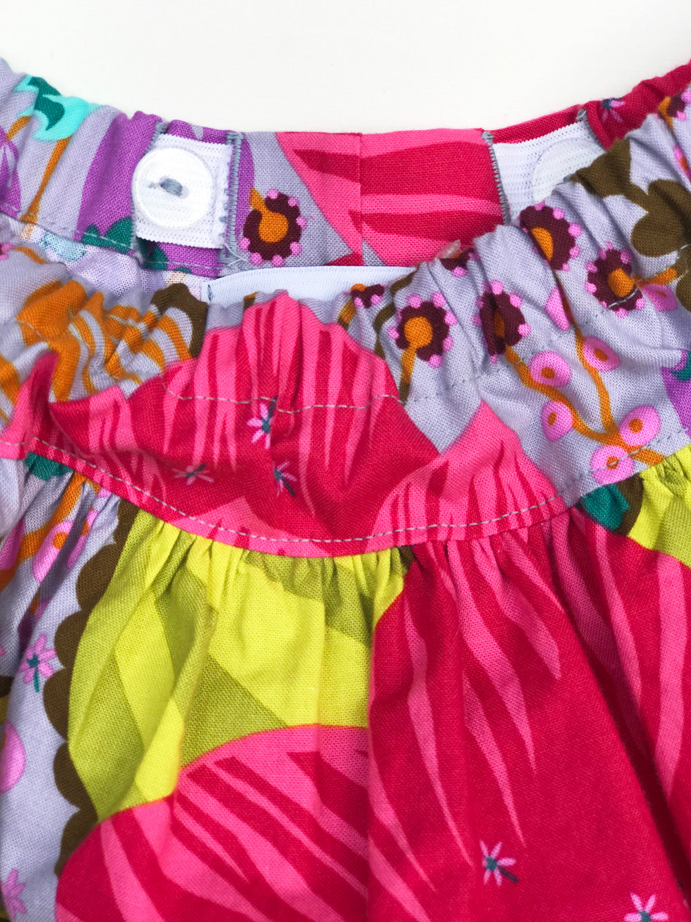 favorite twirl skirt in big bloom rose - little girl Pearl