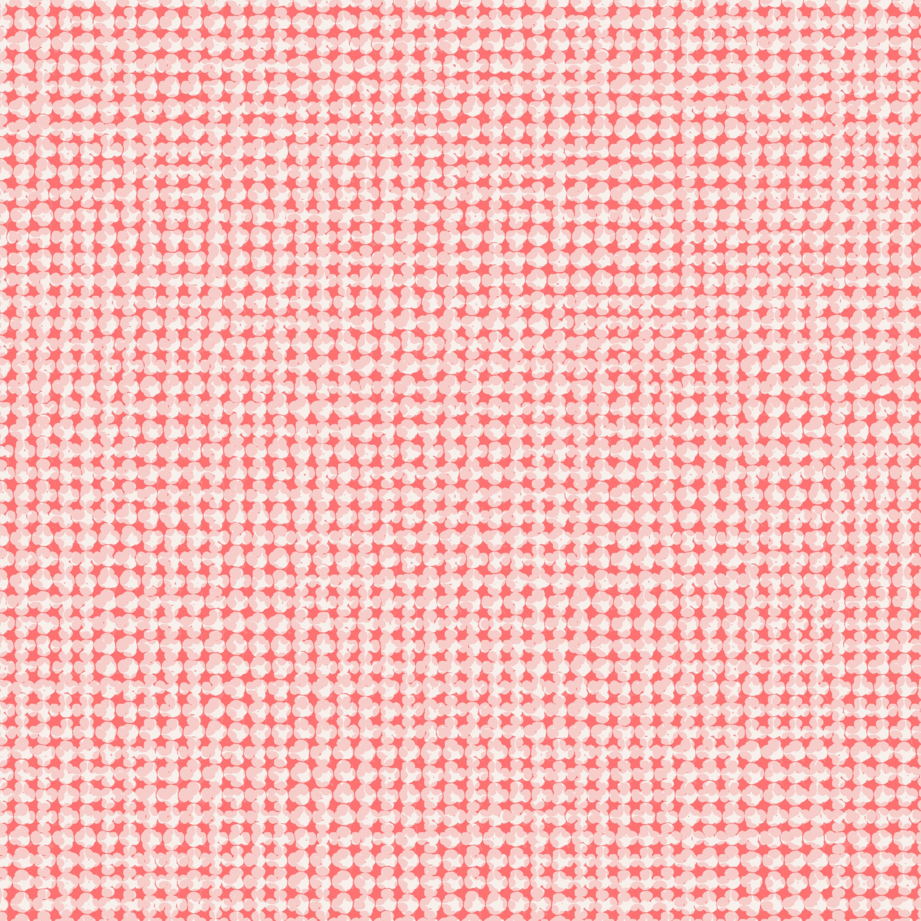 A close-up of a woven fabric texture in a pink and white gingham pattern.
