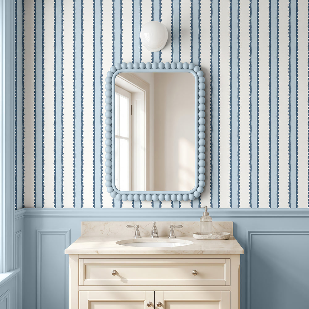 Crayon Stripe Wallpaper