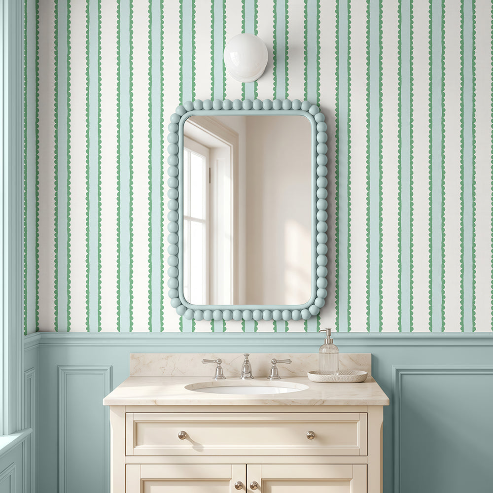 Crayon Stripe Wallpaper