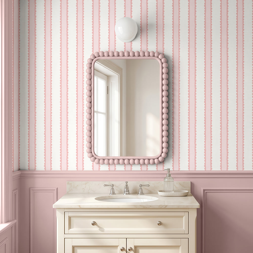 Crayon Stripe Wallpaper