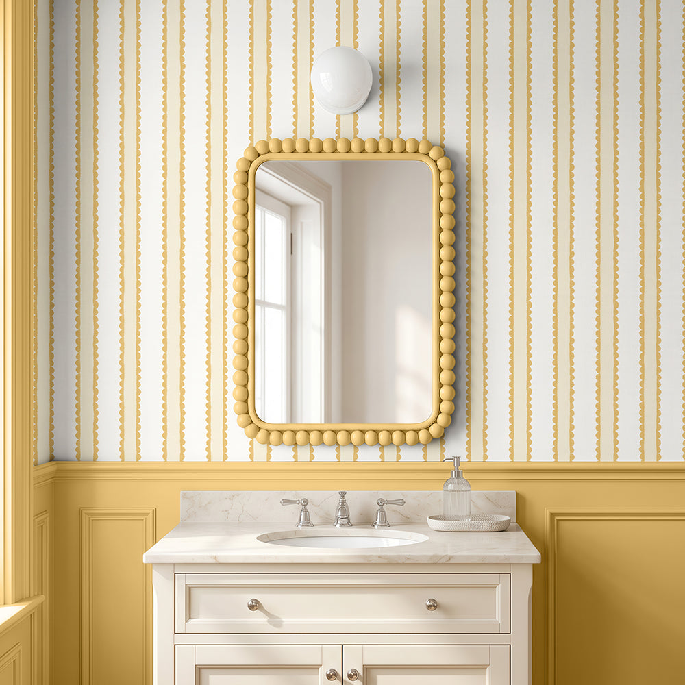 Crayon Stripe Wallpaper