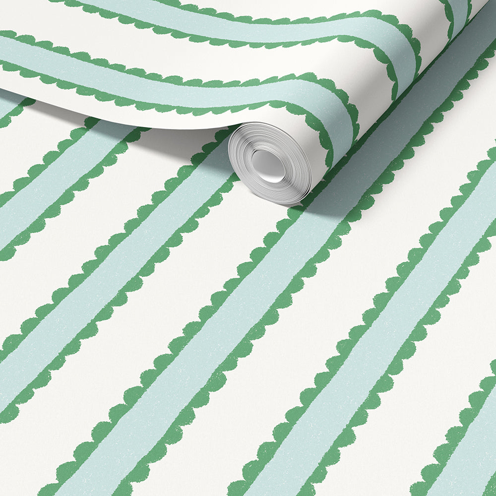 Crayon Stripe Wallpaper