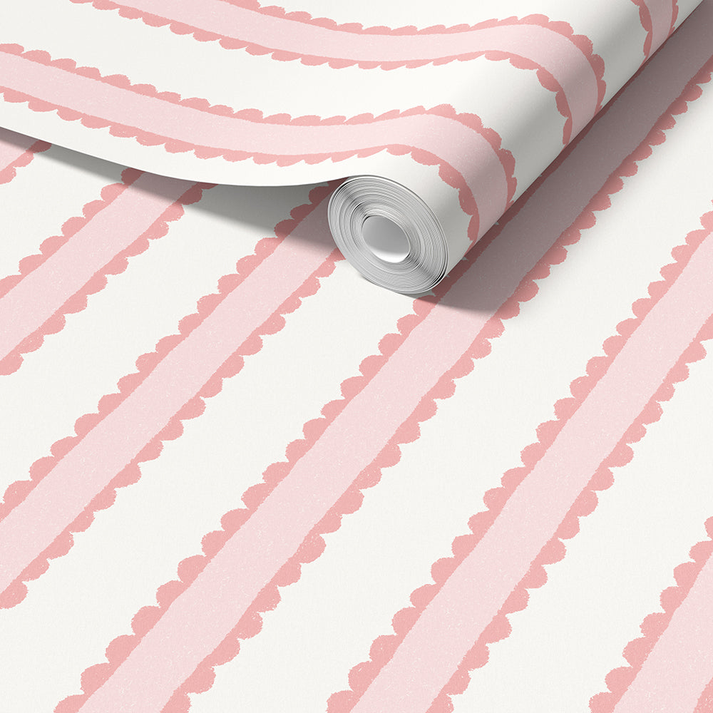 Crayon Stripe Wallpaper