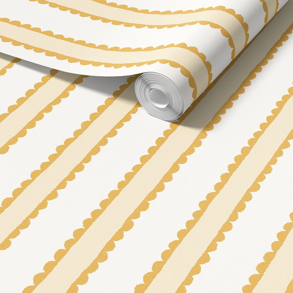 Crayon Stripe Wallpaper