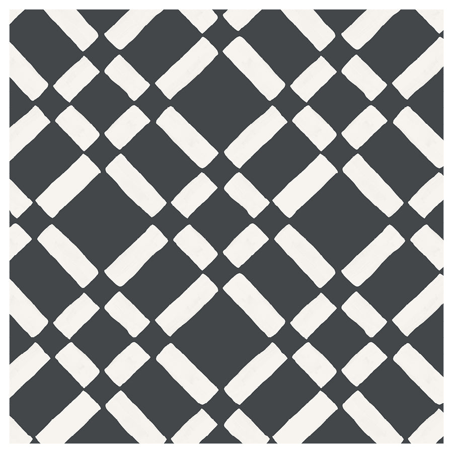 Geometric pattern with white lines on a dark gray background