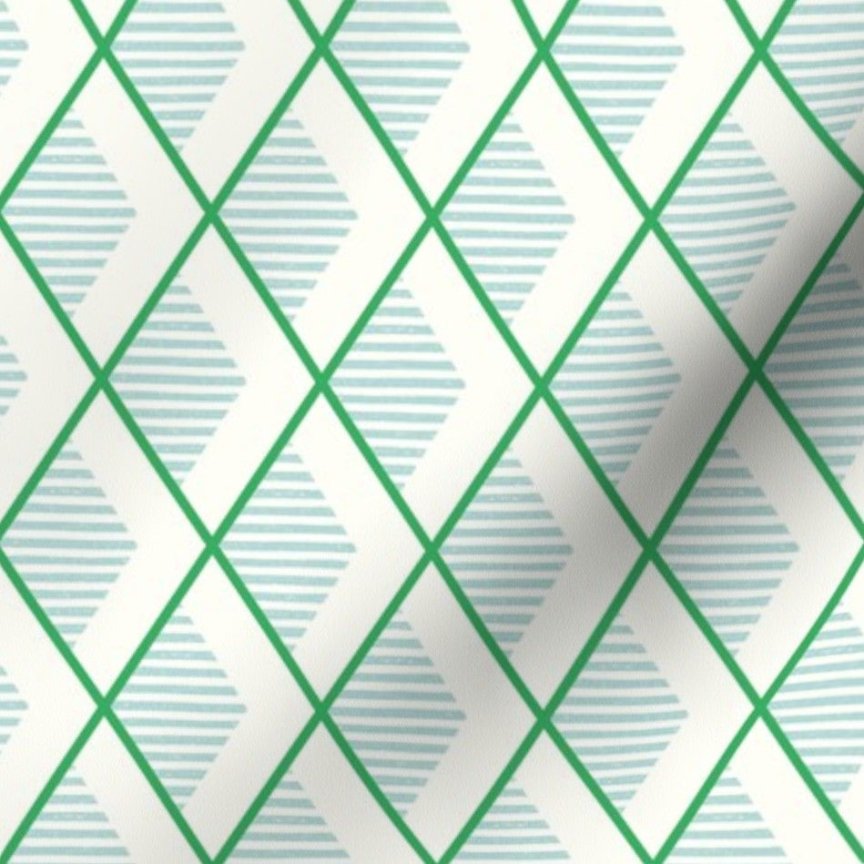 Geometric Argyle Fabric by the Yard