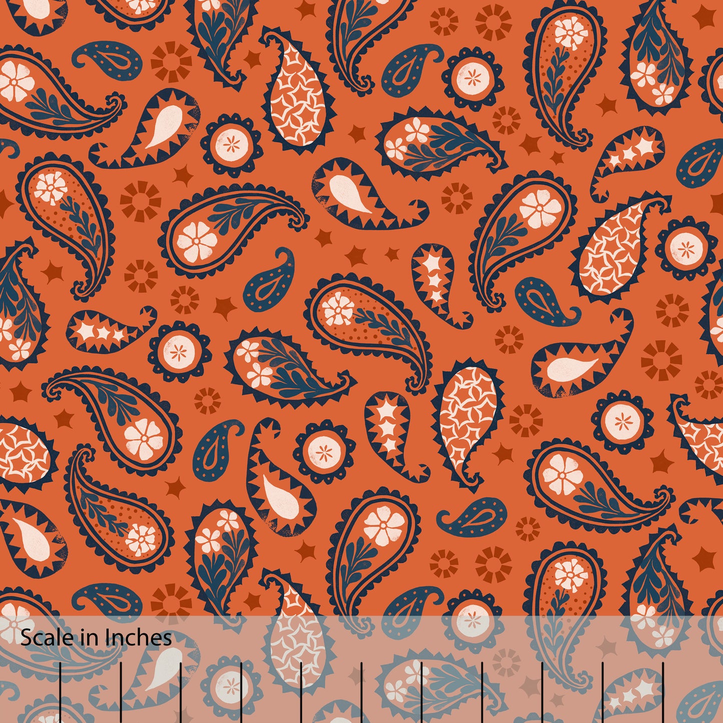 Bandana Paisley Farmhouse Summer Fabric by the Yard