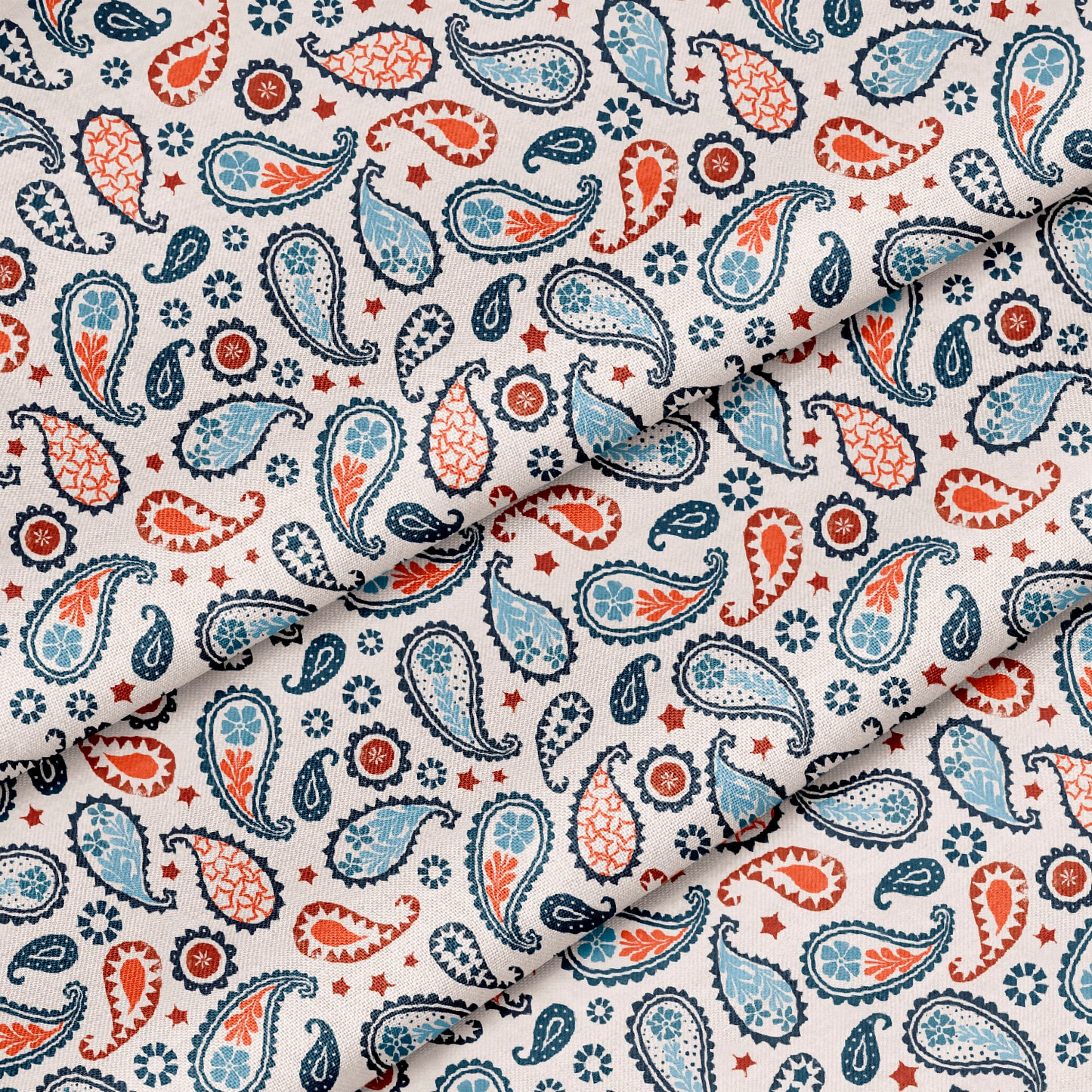 Bandana Paisley Farmhouse Summer Fabric by the Yard