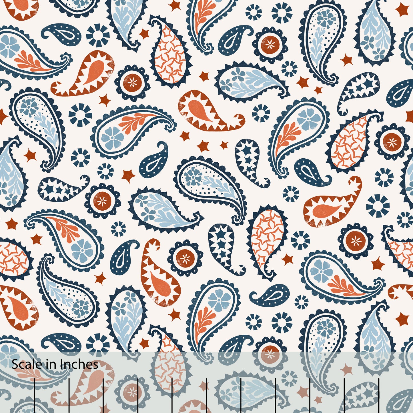 Bandana Paisley Farmhouse Summer Fabric by the Yard