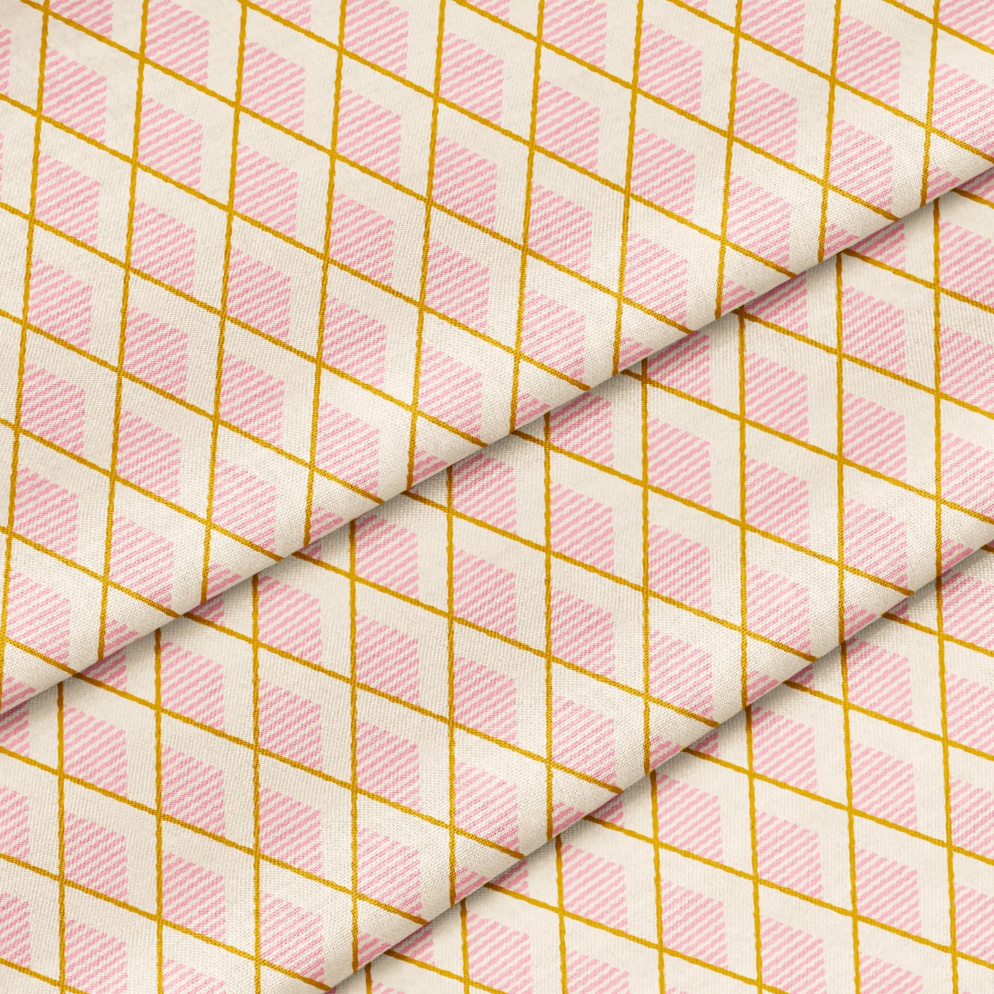 Geometric Argyle Fabric by the Yard