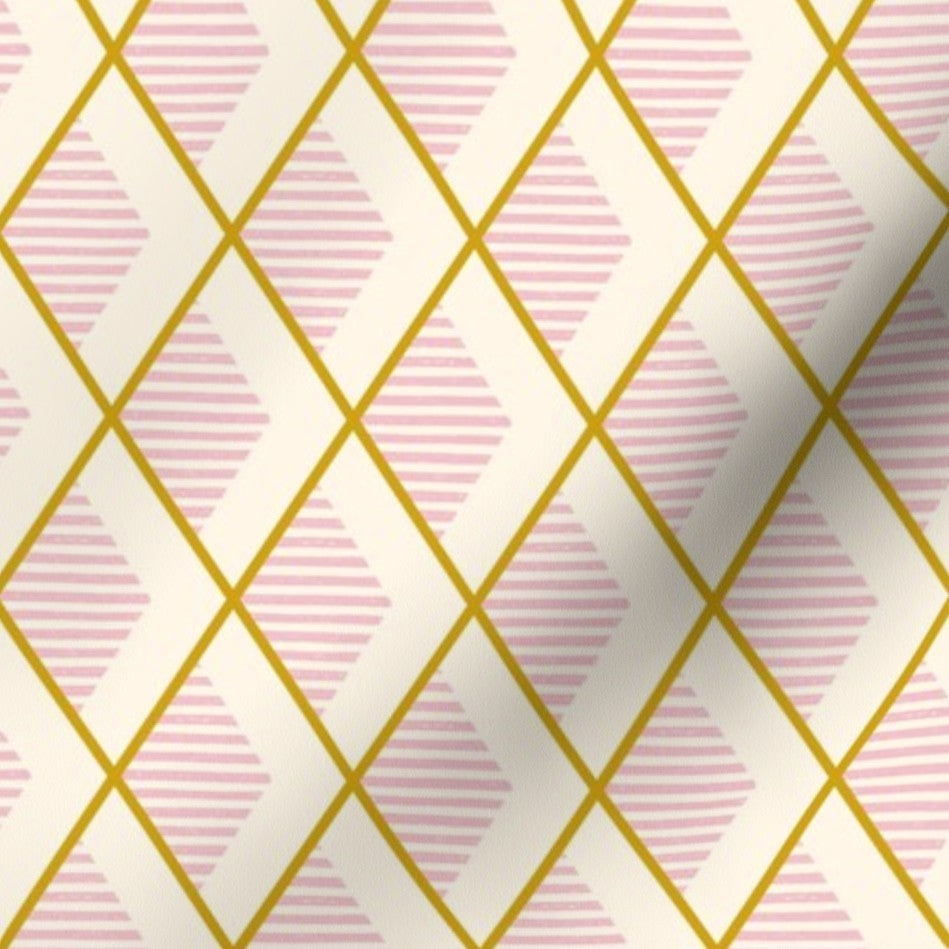 Geometric Argyle Fabric by the Yard