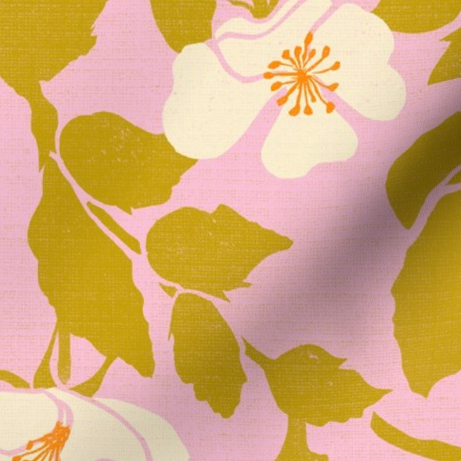 Wild Rose Fabric by the Yard