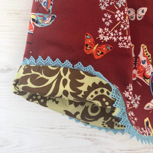 reversible butterfly pocket jumper - little girl Pearl