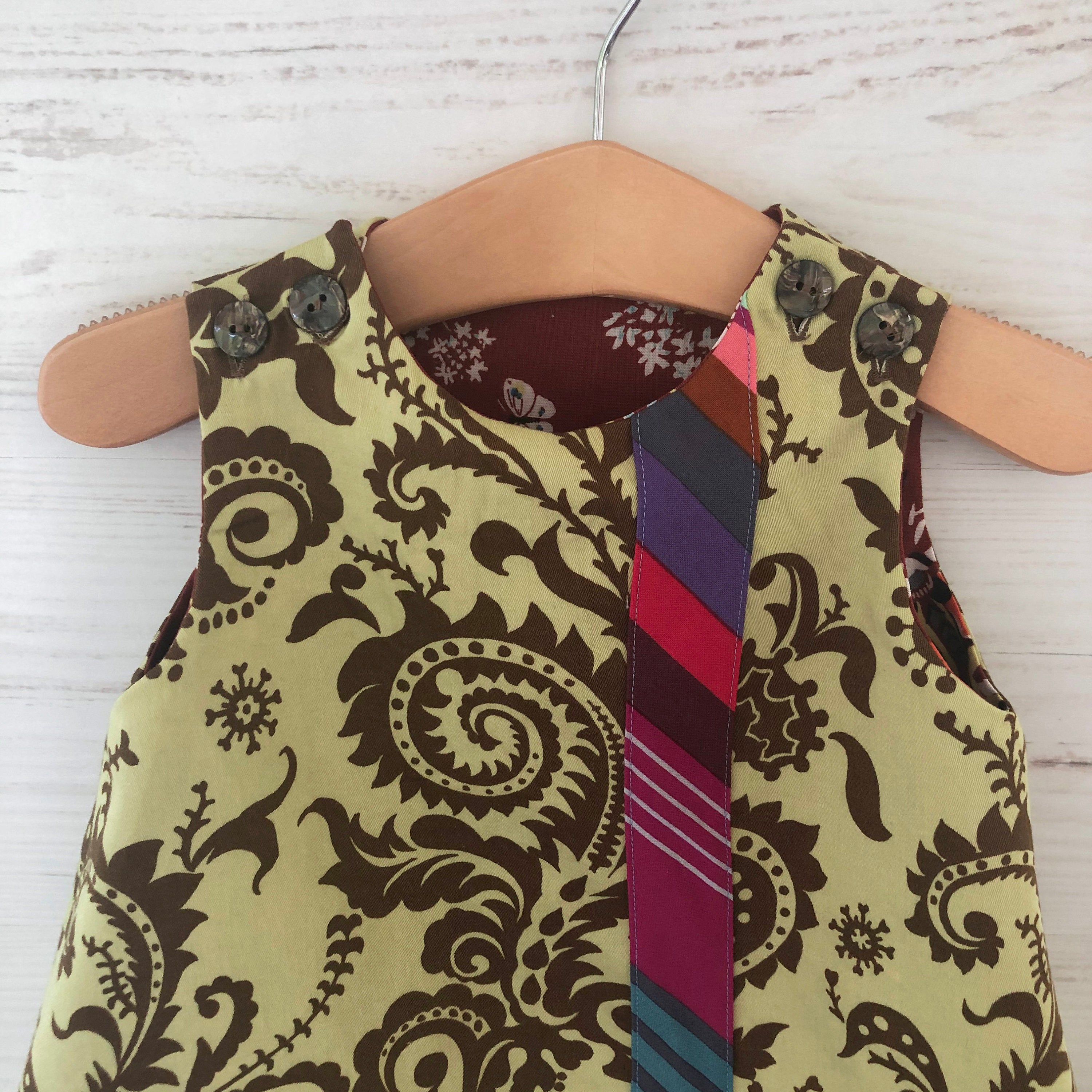 reversible butterfly pocket jumper - little girl Pearl
