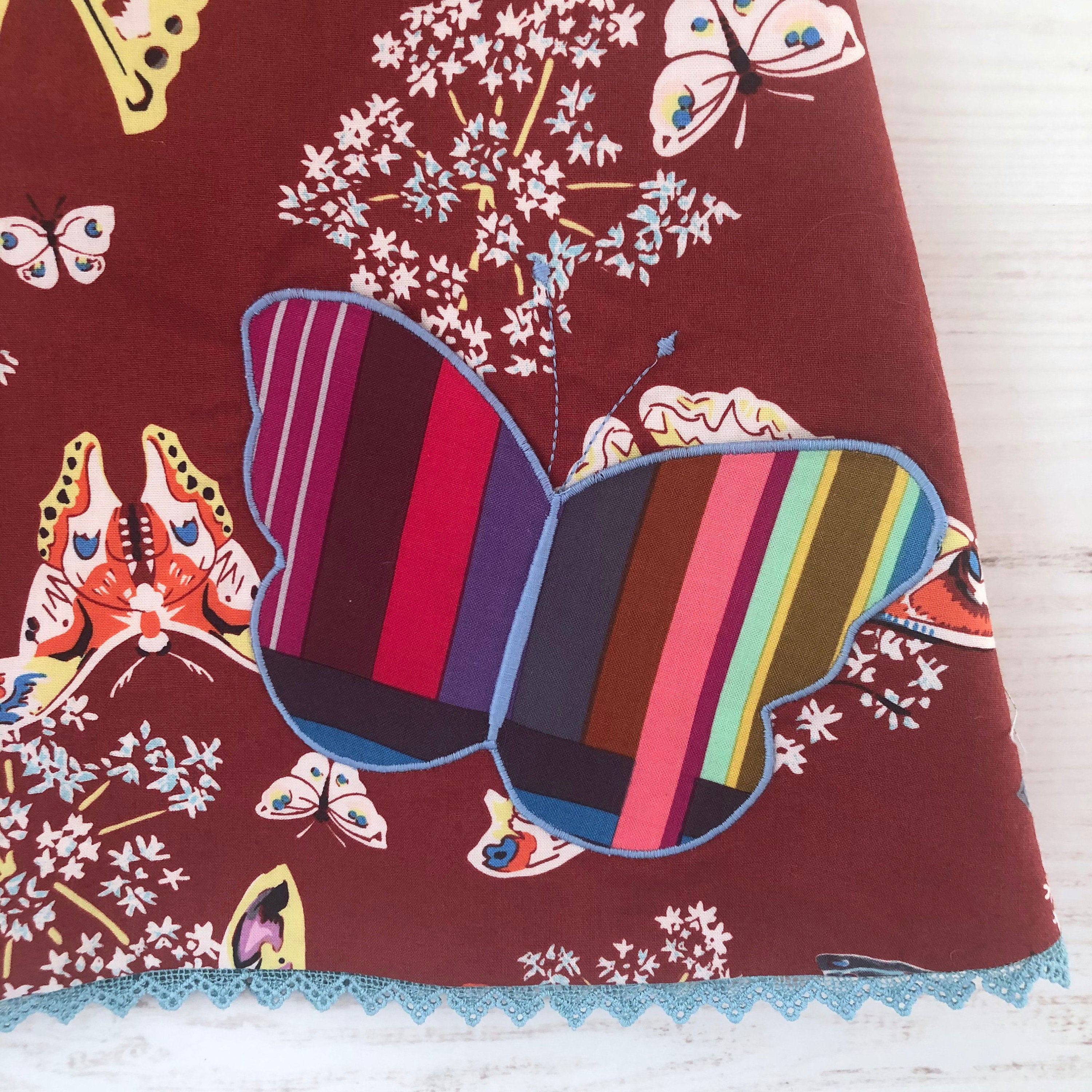 reversible butterfly pocket jumper - little girl Pearl