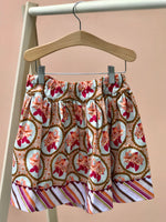 Load image into Gallery viewer, favorite twirl skirt in fall garden portrait - little girl Pearl
