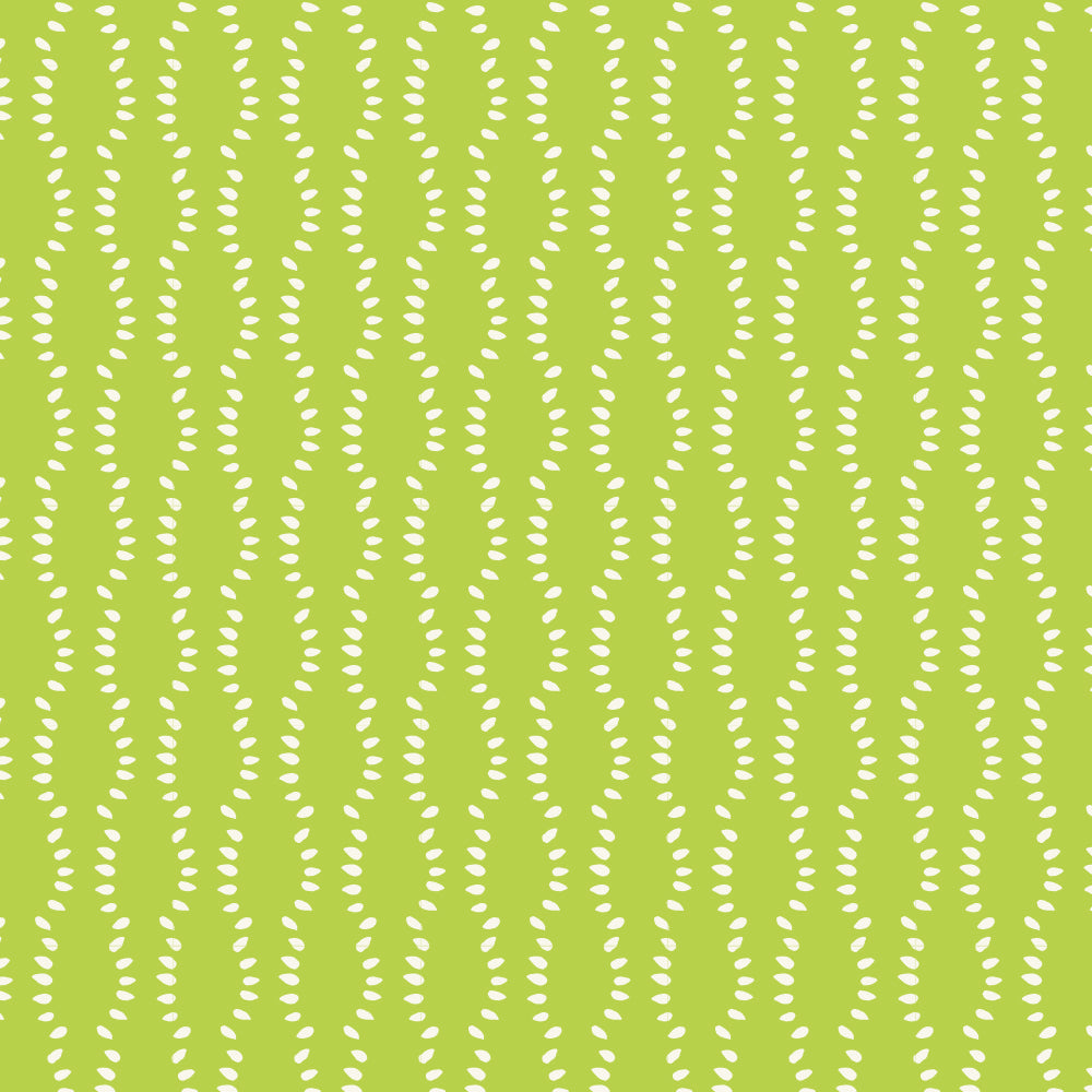 Grand Sateen Sheets in Imprint-Lime - little girl Pearl