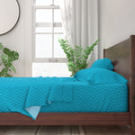 Load image into Gallery viewer, Grand Sateen Sheets in Imprint-teal - little girl Pearl
